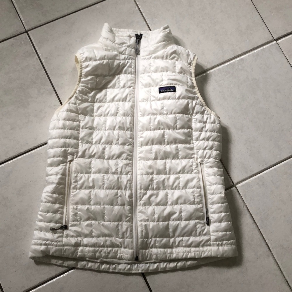 Women’s White Patagonia Vest